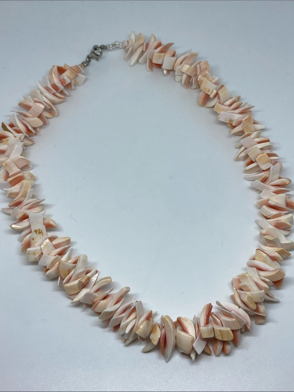 Shell Chip Necklace - Pink Cream Women Jewelry NWOT